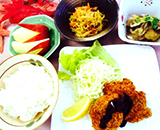 揚げないチキンカツ風