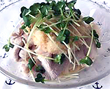 豚しゃぶおろしぶっかけそうめん