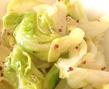 キャベツの粒マスタード和え