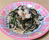 ホタテの和風パスタ