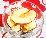 オーブンで作るりんごチップス