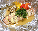 鮭とキノコのホイル焼き