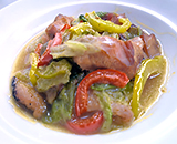 焼き鳥缶で簡単野菜炒め